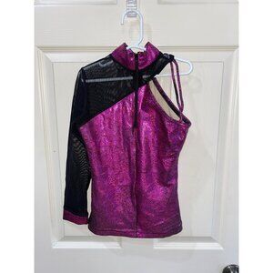 Varsity Spirit Fashions Girls Reflection Dot Dance Costume Top Nylon/Spandex Asy